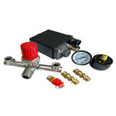 90-120PSI Air Compress Pressure Switch Control Valve Manifold Regulator Gauges f