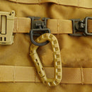 20X Outdoor Portable Plastic Strap Clamp w/ Rotatable D-Ring Buckle Black DZB