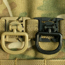20X Outdoor Portable Plastic Strap Clamp w/ Rotatable D-Ring Buckle Black DZB