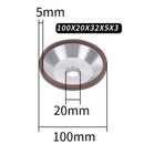 180 Grit Cutter Grinder for Carbide Metal Tool 100mm Diamond Grinding Whe WPO