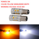 2 x WHITE 1157 5W BAY15D 5630 20smd CAR STOP TAIL BRAKE LED BULBS LAMP ZXH