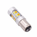 2 x WHITE 1157 5W BAY15D 5630 20smd CAR STOP TAIL BRAKE LED BULBS LAMP ZXH
