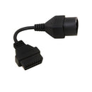 17 Pin OBD1 to 16 Pin OBD2 OBDII Diagnostic Connector Adapter Cable for WAO