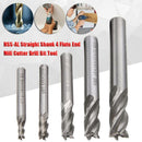 5x End Mill Milling Cutter Machine Tools Extra Long Tungsten Carbide 4 flutes