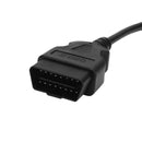 OBD2 16-Pin to DB9 9-pin Serial Port RS232 OBD 2 Adapter Cable Car Diagnostic v