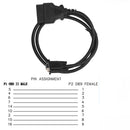 For OBD2 16-Pin to DB9 9-pin Serial Port RS232 OBD2 Adapter Cable Car Diagnostic