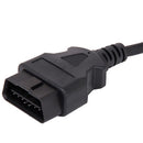 New 16 Pin Male to Female OBDII OBD2 Extension Cable Auto Diagnostic Ex IKF HHO