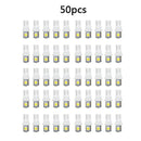 50Pcs Super White T10 Wedge 5-SMD 5050 LED Light bulbs W5W 2825 158 192 NXM GKU