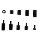 300pcs M3 Nylon PCB Standoff Spacer Hex Screw Nut Assortment Kit Box Sets ghf