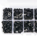 300pcs M3 Nylon PCB Standoff Spacer Hex Screw Nut Assortment Kit Box Sets ghf