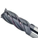 10MM Tungsten Carbide End Mill 4 Flute Shank Drill 75MM Length Flat Bottom Shank
