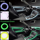 4M LED RGB Charge Light Car Interior Center Console Foot Decorative Universal
