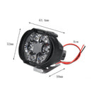 2pcs 6LED Motorcycle Headlight Spot Lights Head Lamp LED Front DC12V XRA