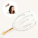 Stainless Steel Head Neck Scalp Scratch Massager Manual Massage Stress UAU