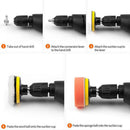 22 PCS Car Foam Drill Polishing Pad Kit High Quality 3 Inch Buffing Pads TAO