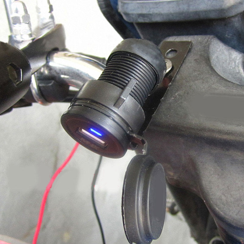 USB Power Motorcycle Boat Car Cigarette Lighter Socket Plug 12V WHQ