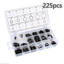 225x Rubber O Ring Washer Assortment Set Hydraulic Plumbing Gasket Seal D IOK
