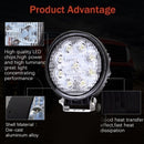 2x 27W Car 12V LED Work Spot Lights Spotlight Lamp 4x4 Van ATV Offroad SUV Truck