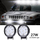 2x 27W Car 12V LED Work Spot Lights Spotlight Lamp 4x4 Van ATV Offroad SUV Truck