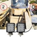 2X 48W LED work lights offroad car truck tractor ATV UTV Trailer Boat La ABY