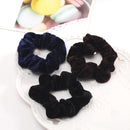 36X Women Lady Multicolor Elastic Flannel Hair Band Rope Scrunchie Ponytail MHT