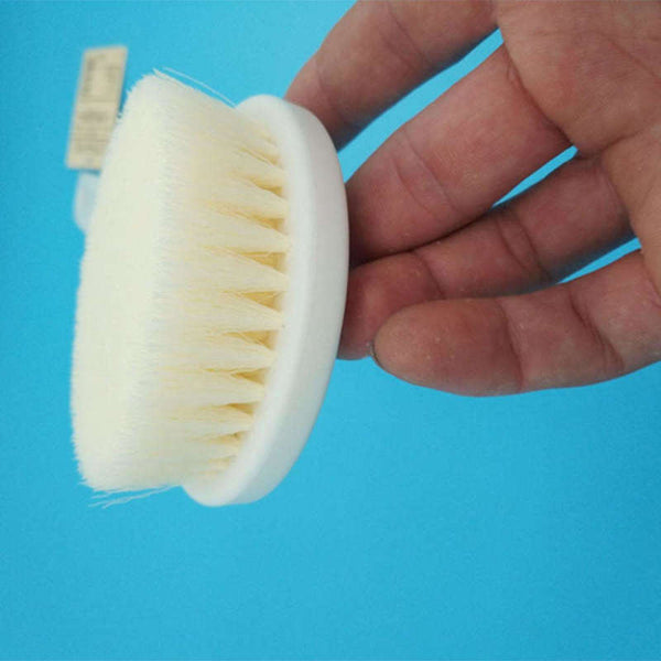 Long Handle Natural Bristle Bamboo Bath Shower Skin Body Brush Spa Scrubber d