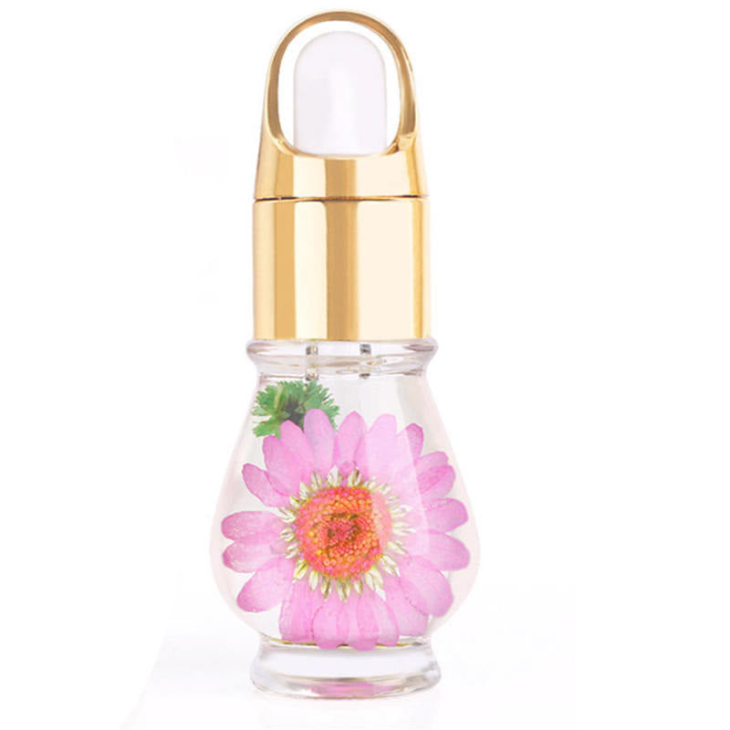 15ml Nail Nutritional Cuticle Oil Dry Flower Fresh Flavor Manicure Tool