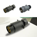 7Pin 12s Car Van Trailer Plug Socket Connector Caravan Towbar Towing Lights DCT