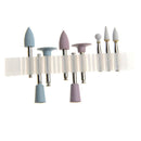 Dental Metal Crown and Steel Base Finishing and Polishing Sets 9Pcs/Set Ho UGV