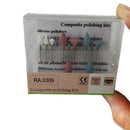 Dental Metal Crown and Steel Base Finishing and Polishing Sets 9Pcs/Set Ho UGV