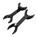 Reusable Dental T-Shaped /Lip Retractor Opener + Black Color Plastic Retractors