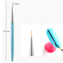 3 Pcs/Kit Nail DIY Art Lines Painting Pen Brush Metal Alloy Polish Tips  SAW