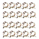 50X 6mm Fuel Oil Line Water Hose Pipe Fastener Spring Clips Tube Clamp CUD