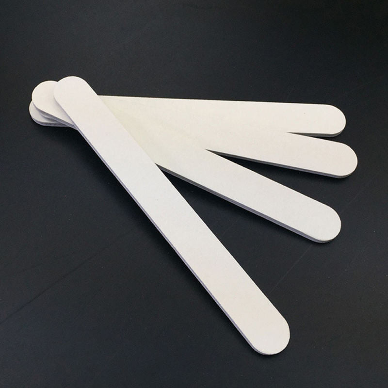 50pcs Nail Swatches Practice Stick Makeup Polish Display Sector Board DXG ESV