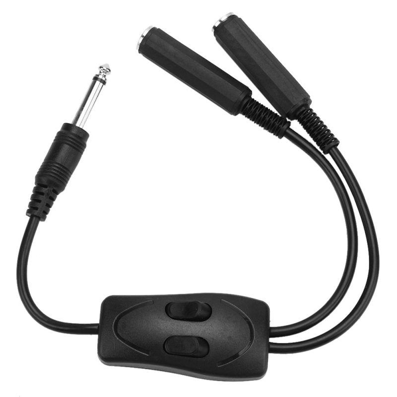 1X Tattoo Switch Box Switch Line Dual Connection Clip Cord Controller Useful