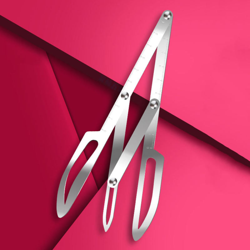 Stainless STEEL MICROBLADING CALIPERS - Golden Mean Ratio Ruler - Brow S PES