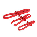 3 pcs Hose Clamp Pliers set Pinch Off Pliers Set Red Color Brake Fuel Wate AQS
