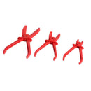 3 pcs Hose Clamp Pliers set Pinch Off Pliers Set Red Color Brake Fuel Wate AQS