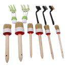 11pcs/set Car Detailing Brush Kit Boar Hair Vehicle Interior For Wheel Clean