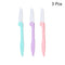 3x Eyebrow Razor Trimmer Facial Shape Grooming Hair Blade Beauty Cutting T AIS