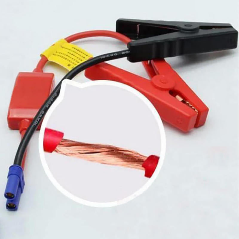 Car Jump Starter Connector Emergency Lead Cable Battery Alligator Clamp New