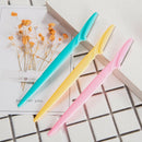 36pcs Facial Eyebrow Safety Razor Trimmer Shaper Shaver Hair Removeral fgh ZVE