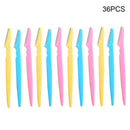 36pcs Facial Eyebrow Safety Razor Trimmer Shaper Shaver Hair Removeral BOX cxv