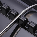 Hair Scissors Holder Rack Salon Barber Shears Stand Storage Tray Case Black gfd