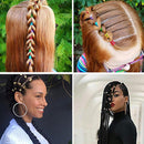 New 600pcs / Bag Wig Dirty Hair Ring Hollow Embossed Aluminum Ring XNT