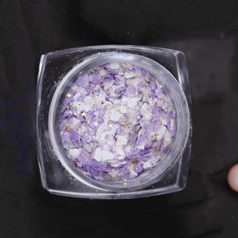 Nail Art Glitter Marble Dust For UV GEL Acrylic Powder Sequin Decor XBO