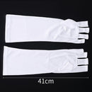 Hot Nail Art UV Gel Protect Hand Gloves Anti-UV Open-toed Gloves Manicur AKI