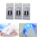 Hot Nail Art UV Gel Protect Hand Gloves Anti-UV Open-toed Gloves Manicur AKI