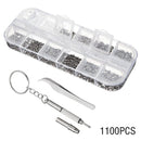 1100 Tiny Micro Glasses Set Sunglasses Spectacles Screws Repair Kit Screw JMJ