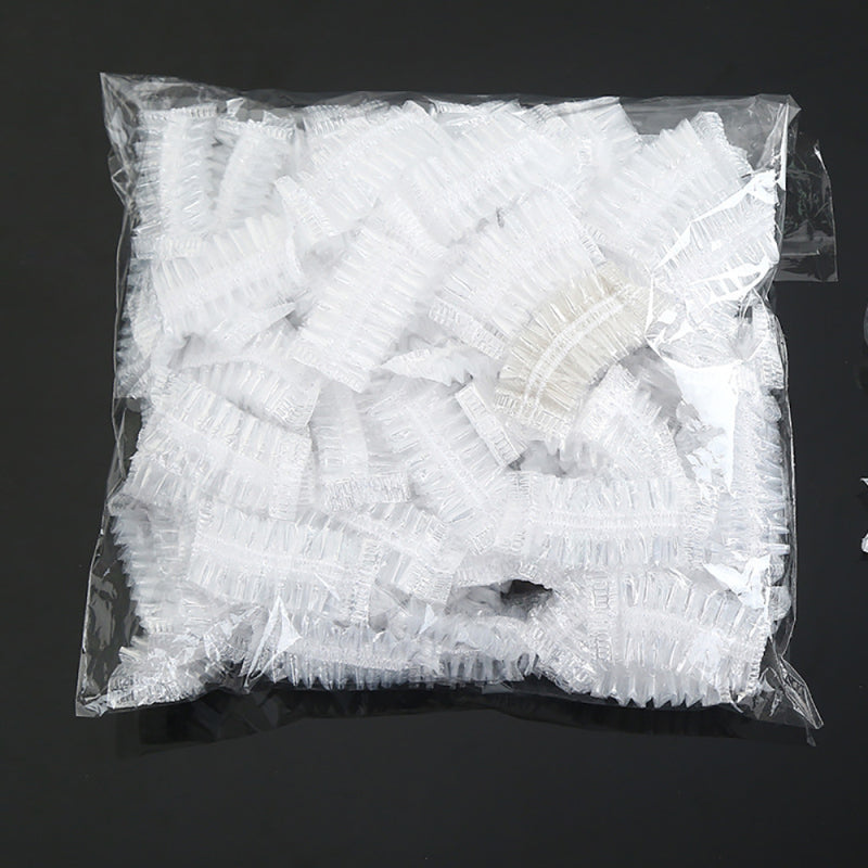 Waterproof Ear Protector Plastic Cover Caps 200pcs Disposable Bath Show XNS